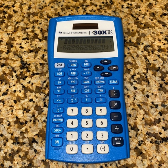 texas instrument calculator ti-30x iis blue-PreOwned - Picture 3 of 3